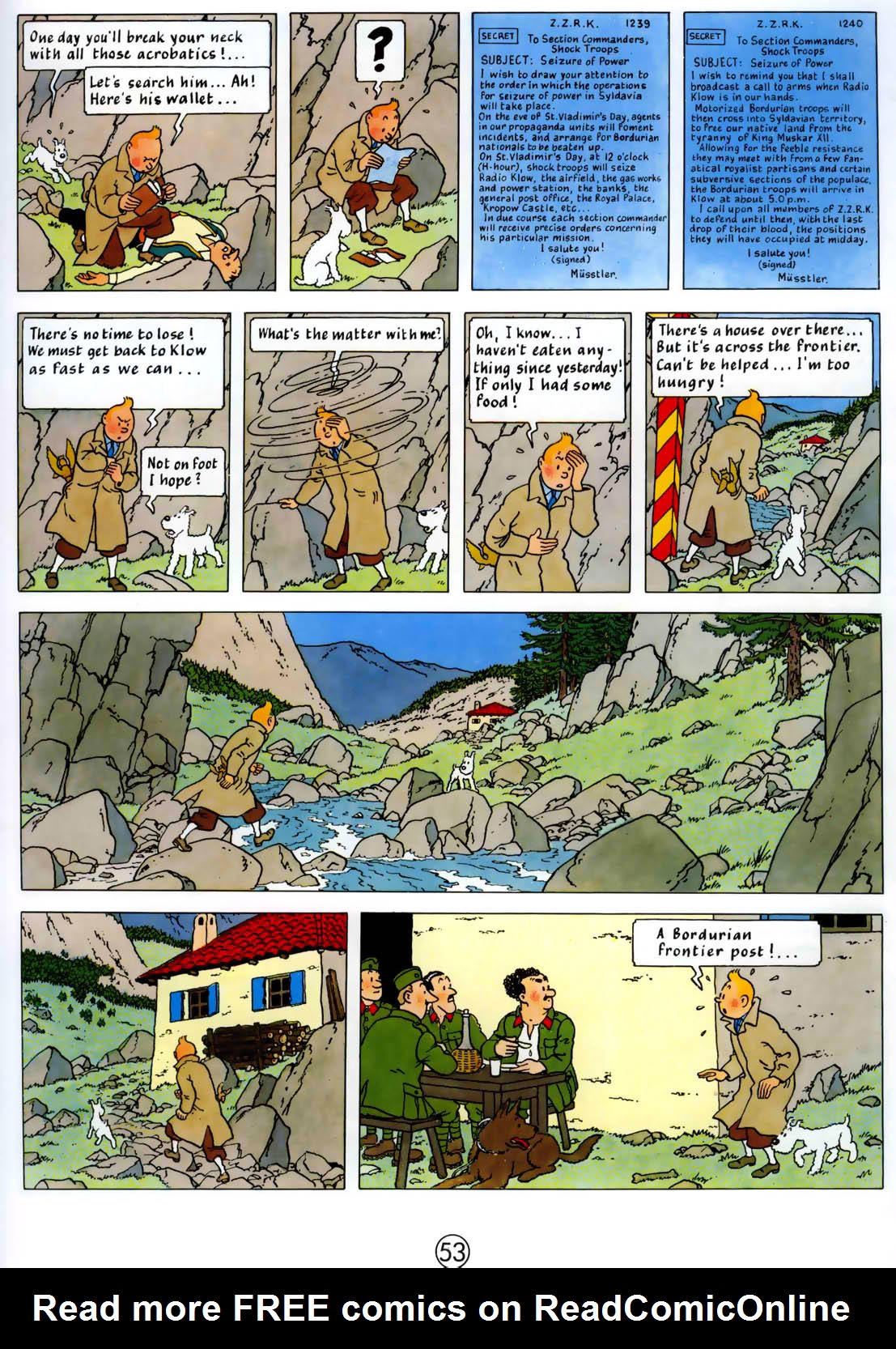 Read online The Adventures of Tintin comic -  Issue #8 - 56