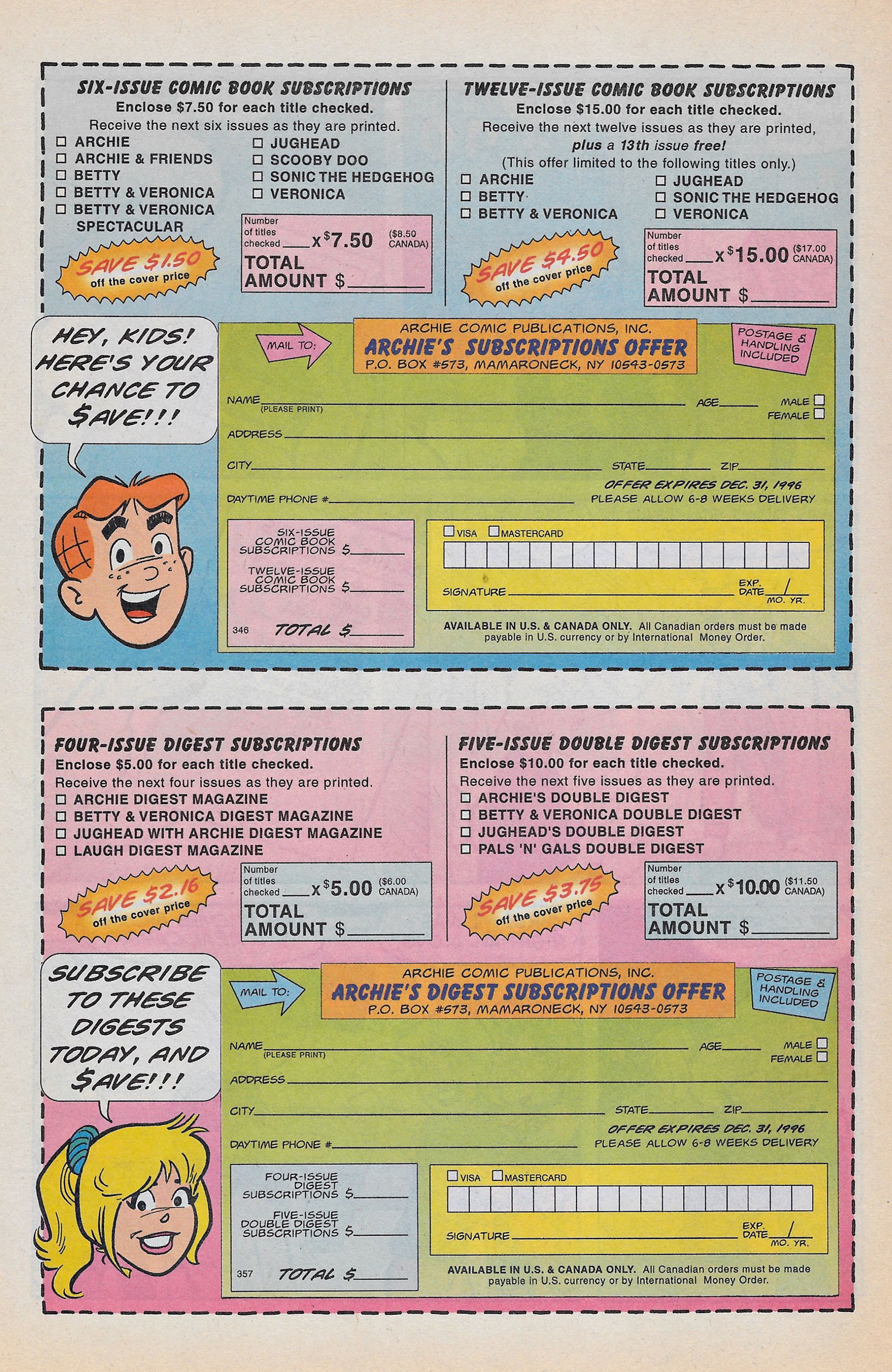 Read online Archie & Friends (1992) comic -  Issue #21 - 34