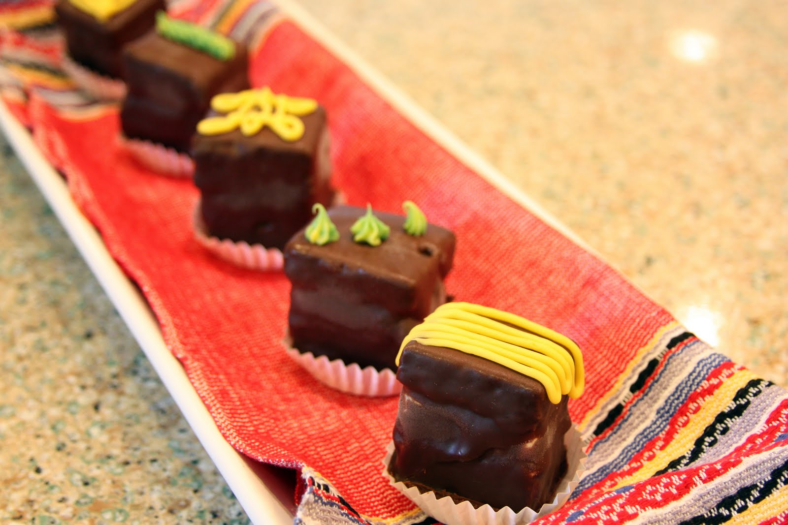 A Cooking Dad Ice Cream Petit Fours with Brown Butter Pound Cake