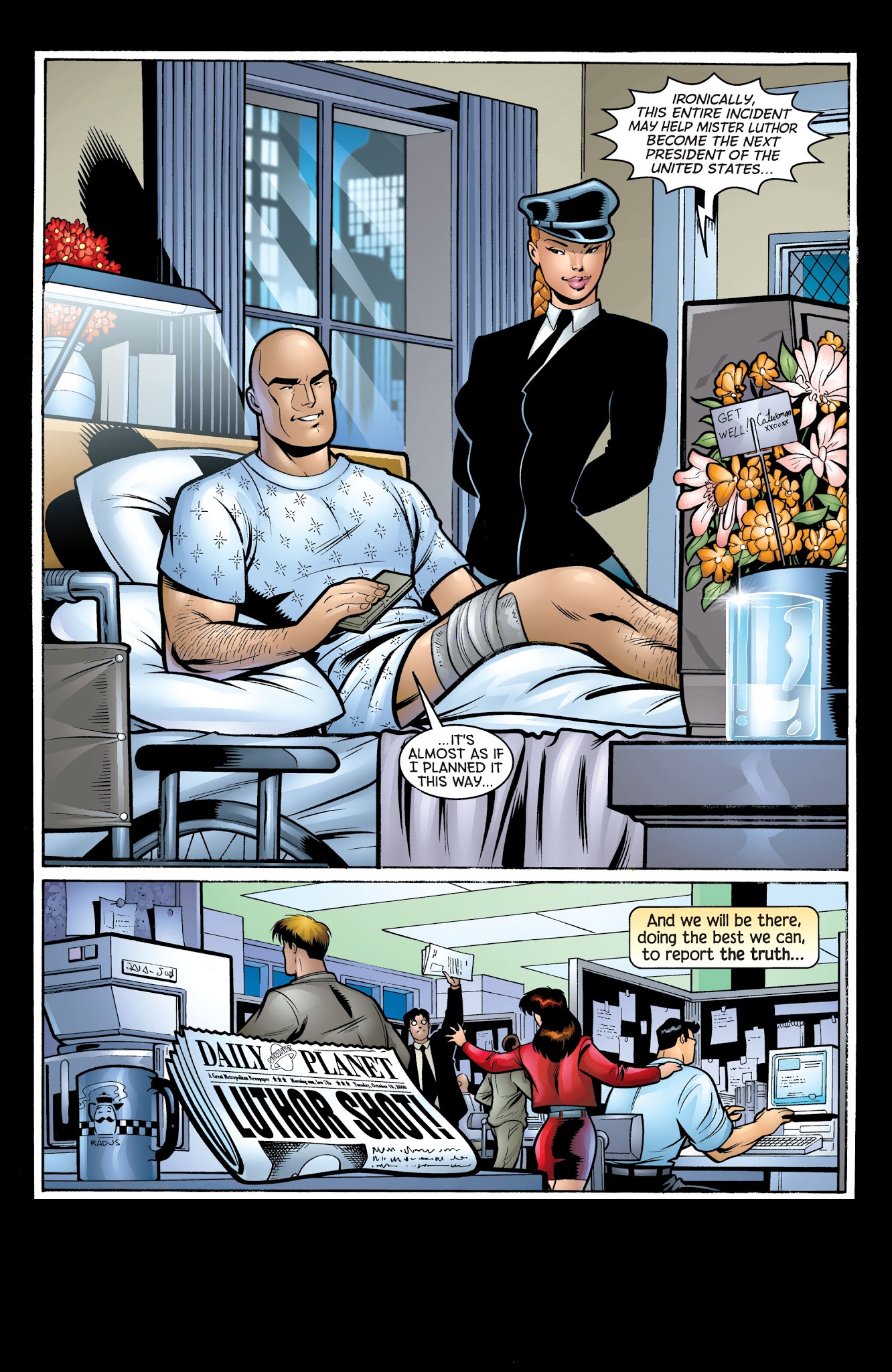 Read online Superman: President Luthor comic -  Issue # TPB - 80