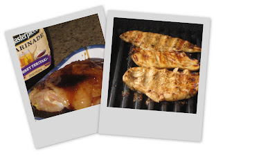 Griled Chicken with Honey Teriyaki marinade