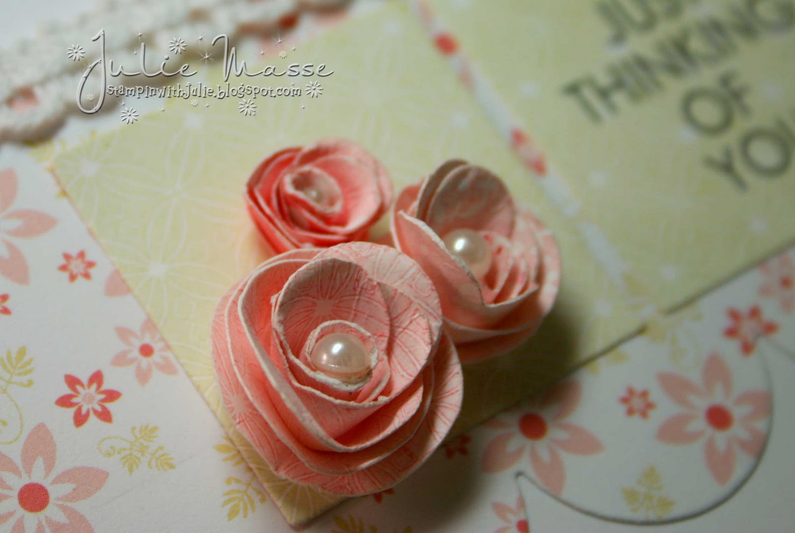 Stampin With Julie: Shabby Chic CAS and Mint Motif!