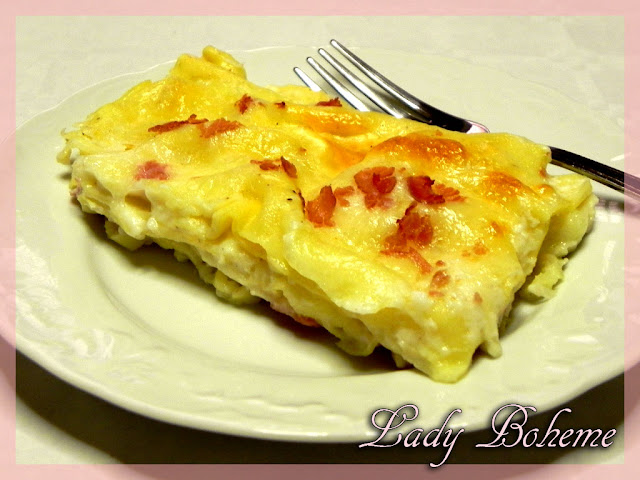 hiperica di lady boheme blog di cucina, ricette facili e veloci. Ricetta lasagne ai formaggi e prosciutto