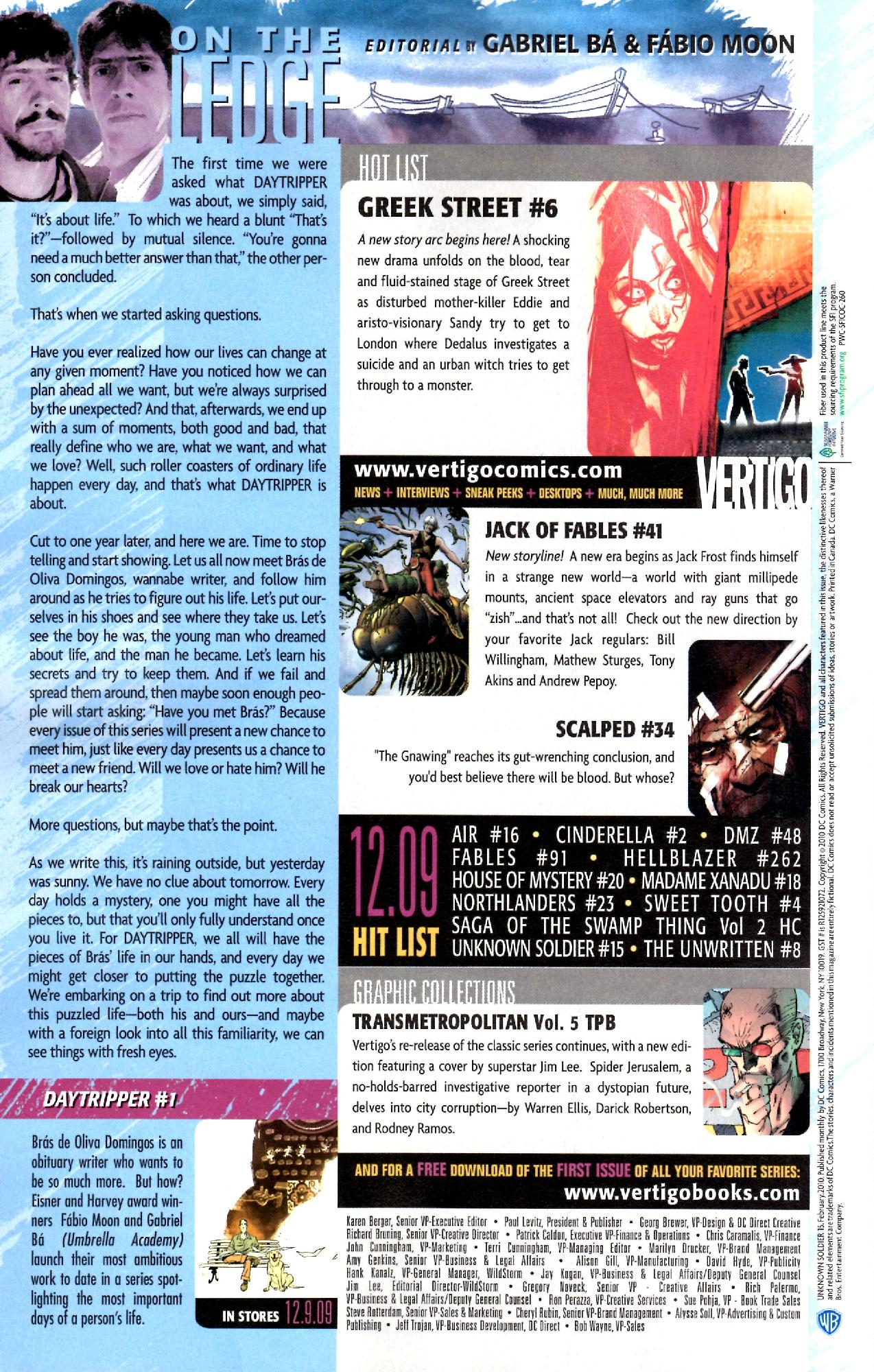 Read online Unknown Soldier (2008) comic -  Issue #15 - 20