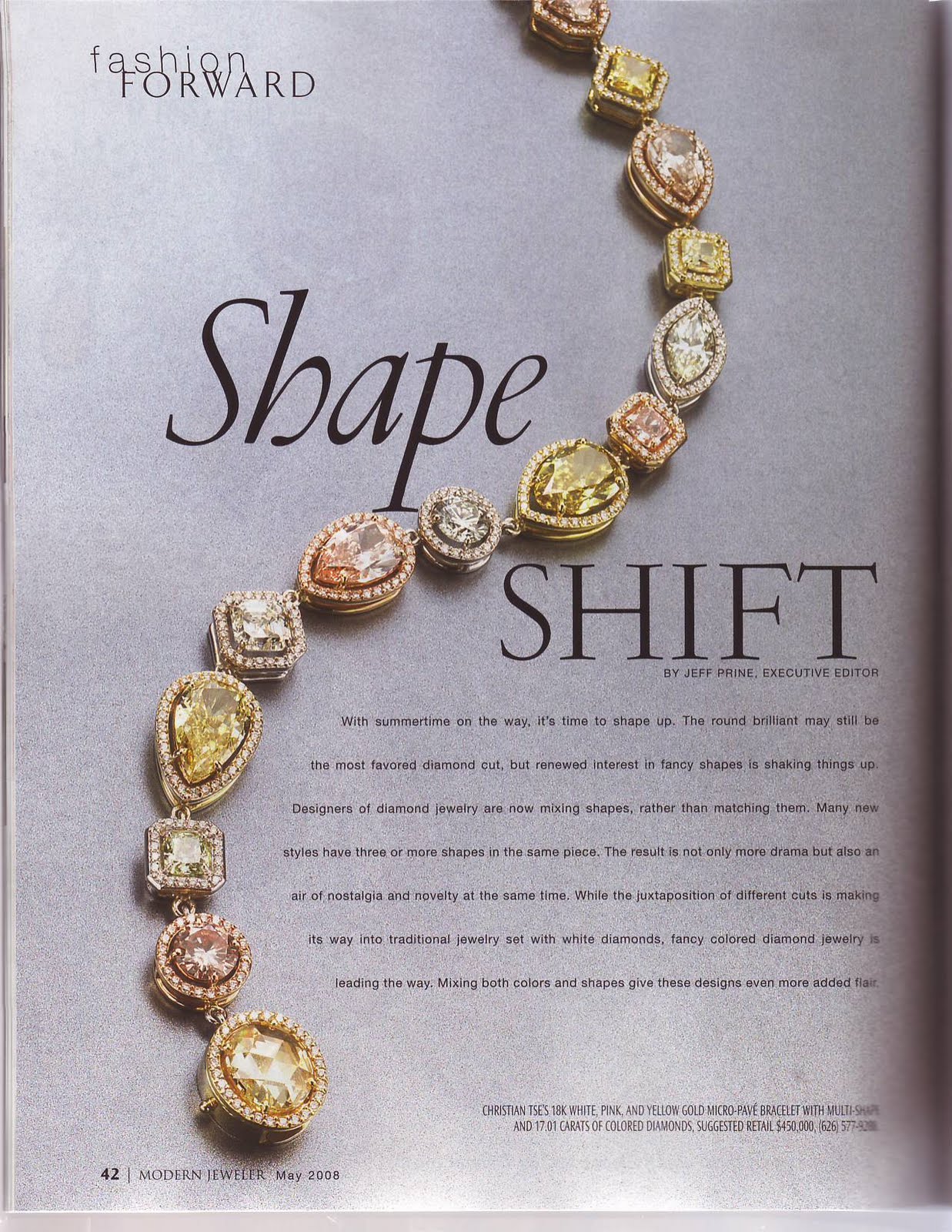 Christian Tse Press Modern Jeweler Magazine