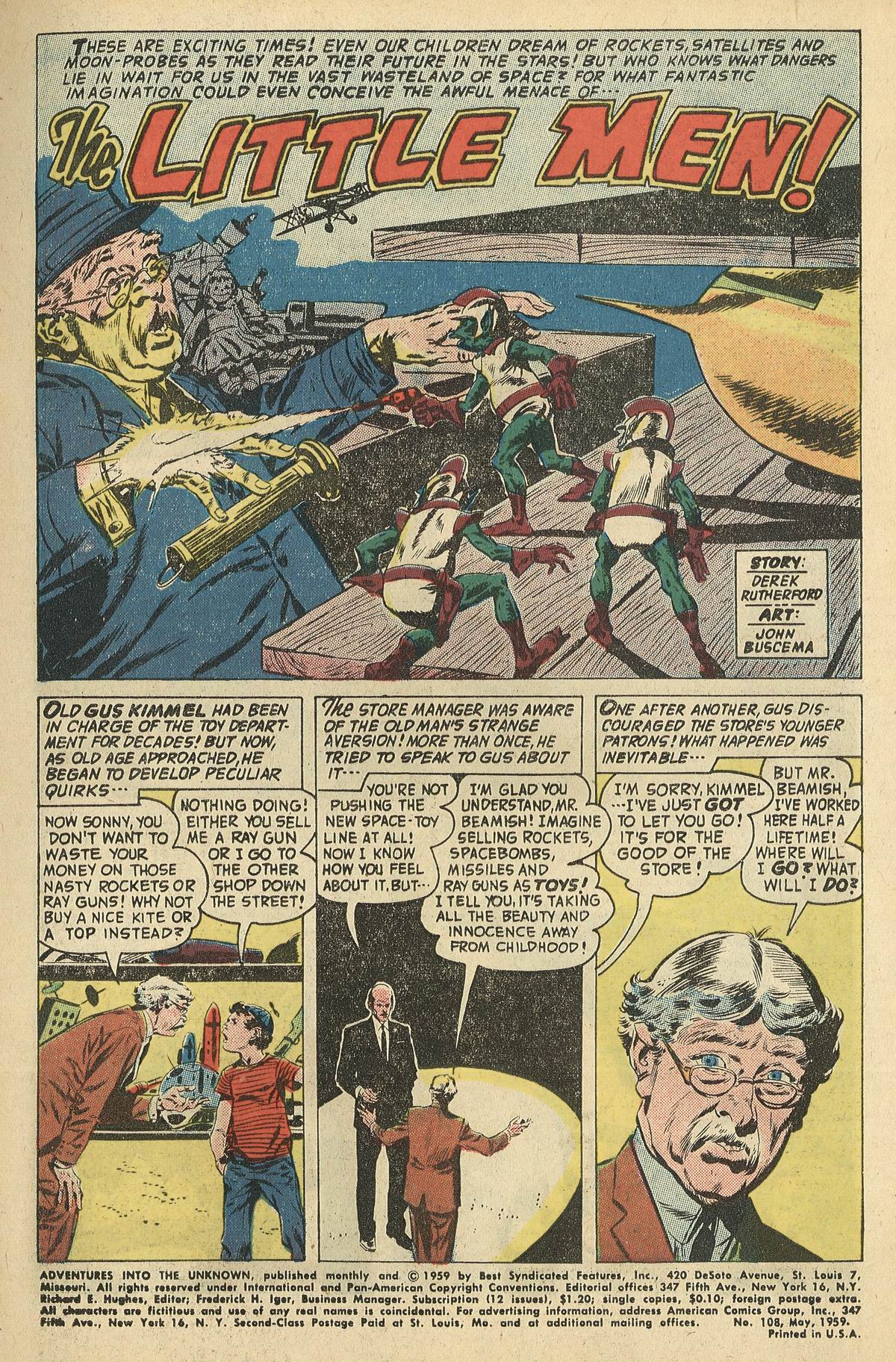 Read online Adventures Into The Unknown comic -  Issue #108 - 3