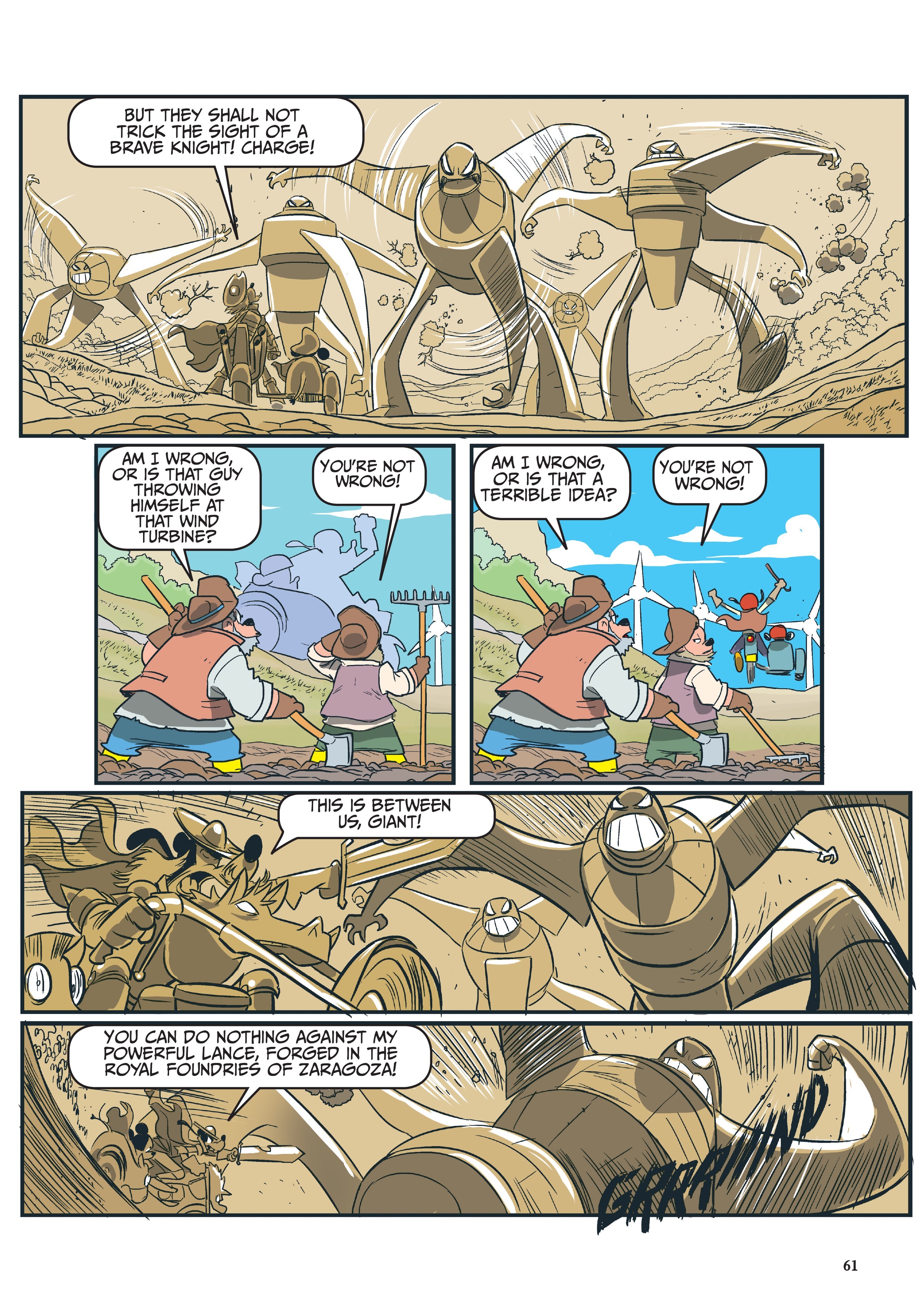 Read online Disney Don Quixote, Starring Goofy and Mickey Mouse comic -  Issue # TPB - 62