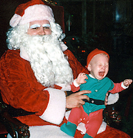 Escribiendo en voz alta: Retratarse con Santa.. y sobrevivir