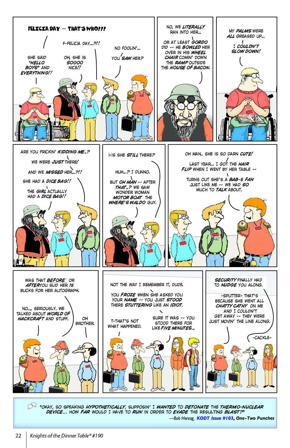 Read online Knights of the Dinner Table comic -  Issue #190 - 24