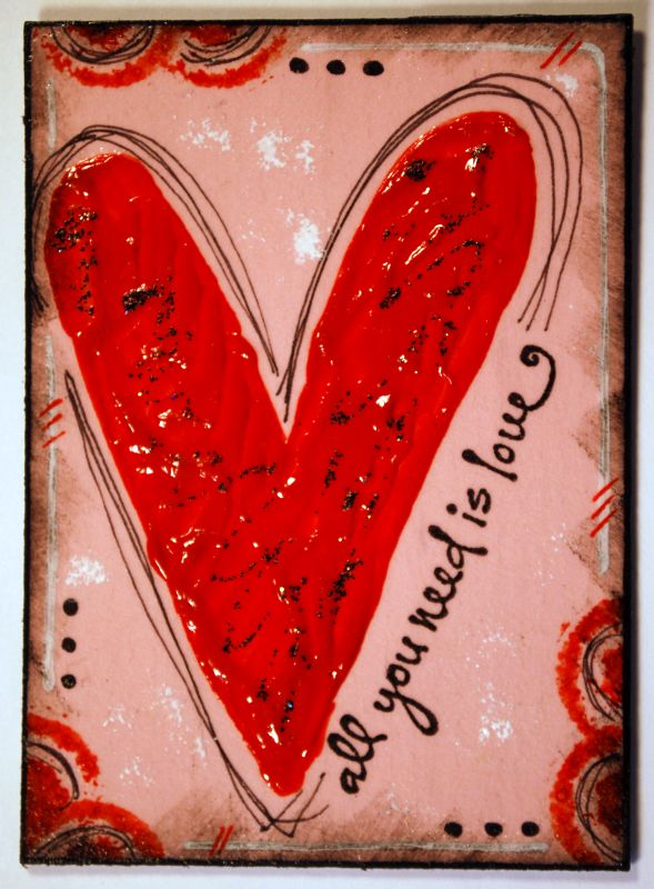 Red Heart Studio ♥ 365 Days of Art February 2011