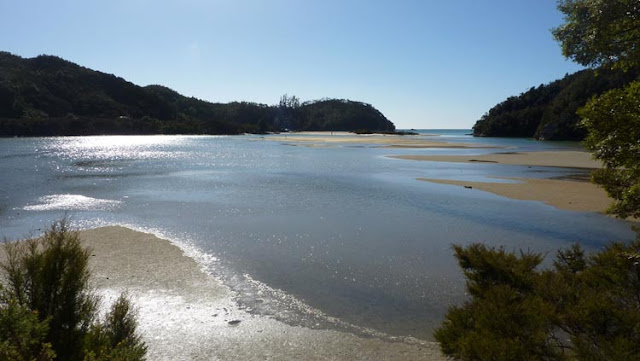 En Abel Tasman hay que dar algún rodeo que otro debido a las mareas