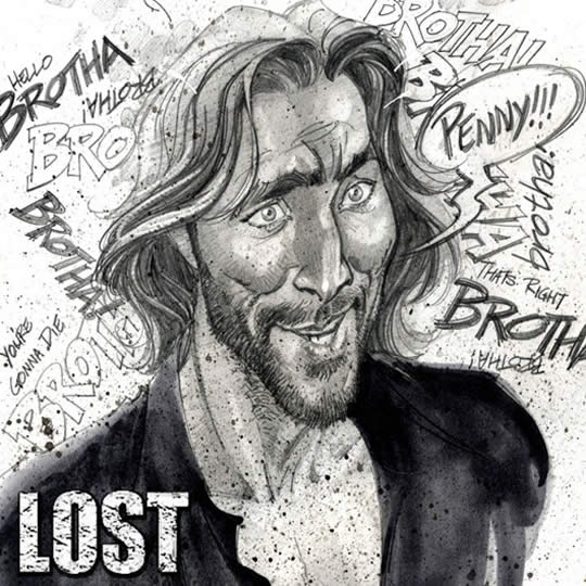 Caricaturas dos Personagens de Lost - 05