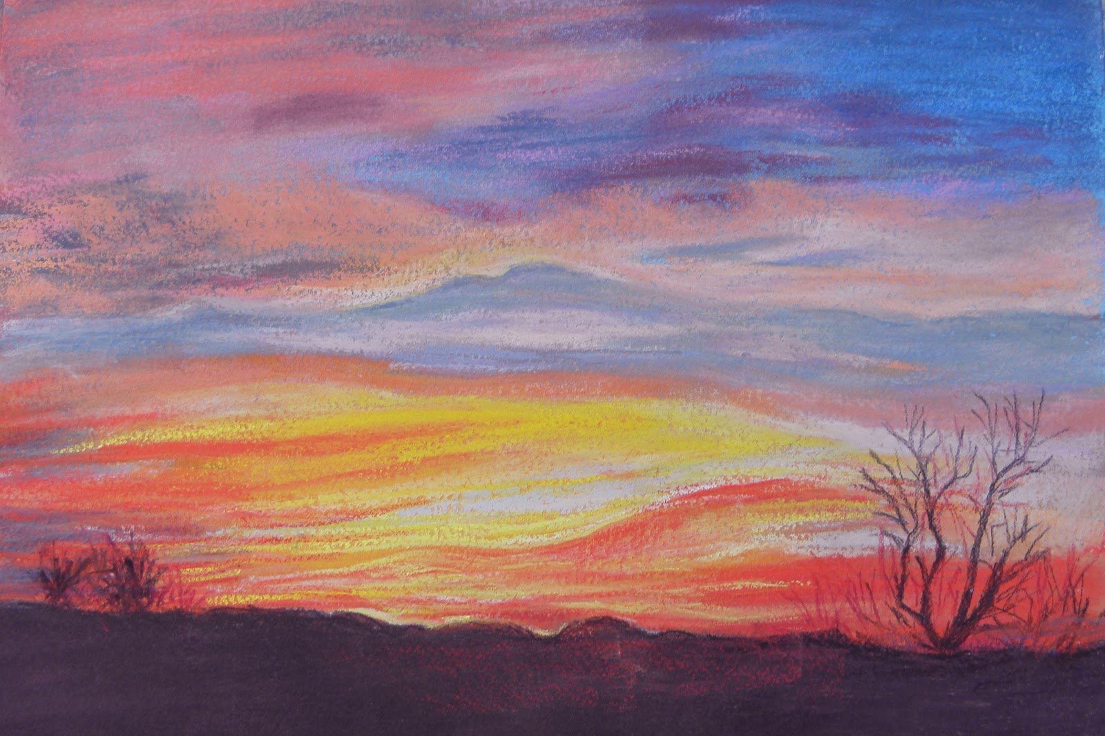 закат акварелью. пейзажи легкие. как нарисовать закат акварелью. закат в горах акварелью. красивые простые пейзажи.