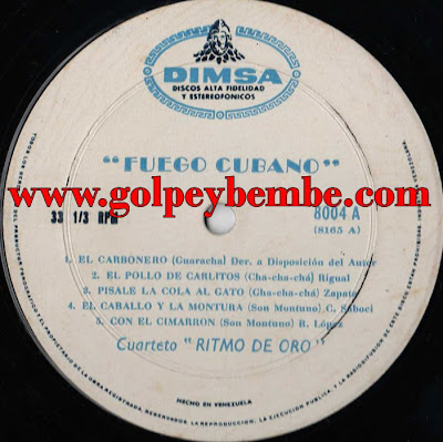 Cuarteto Ritmo de Oro - Fuego Cubano