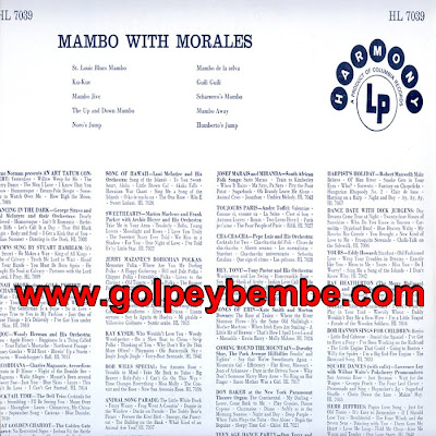 Noro Morales - Mambo Whit Morales Back