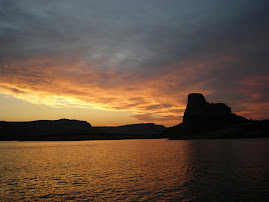 Sunset on Lake Powell