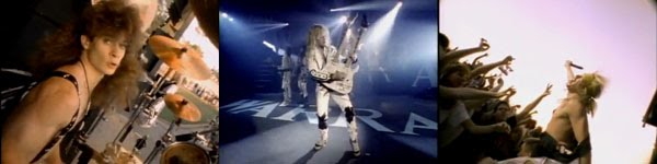 You have to feel bad for the security guard who has to carry Jani Lane around on his shoulders for this whole dang video