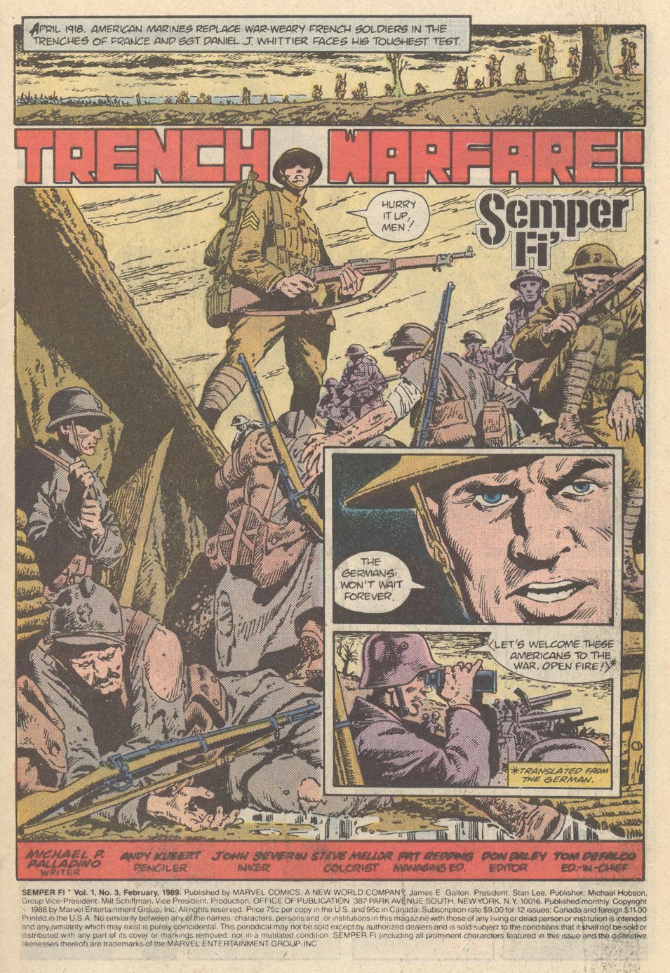 Read online Semper Fi comic -  Issue #3 - 2