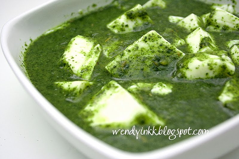 Table for 2.... or more Palak Tofu or Tofu in Spinach Gravy, and some Health Issues