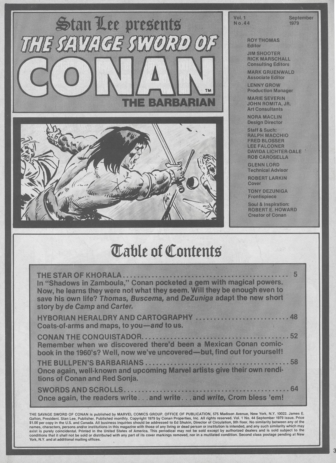 Read online The Savage Sword Of Conan comic -  Issue #44 - 3