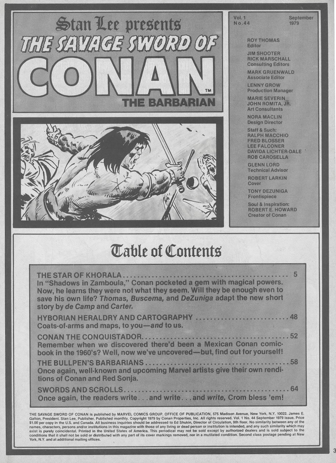 The Savage Sword Of Conan issue 44 - Page 3