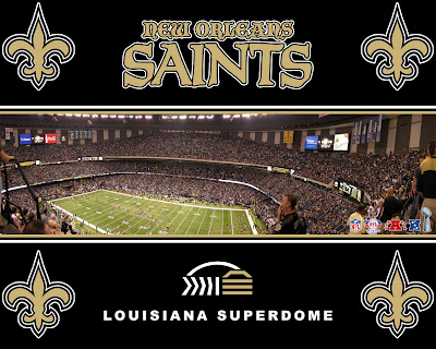 Louisiana Superdome stadium, New Orleans Saints wallpaper