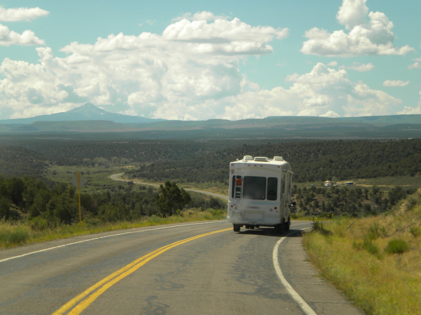 America by RV Travel Day to Monticello, Utah