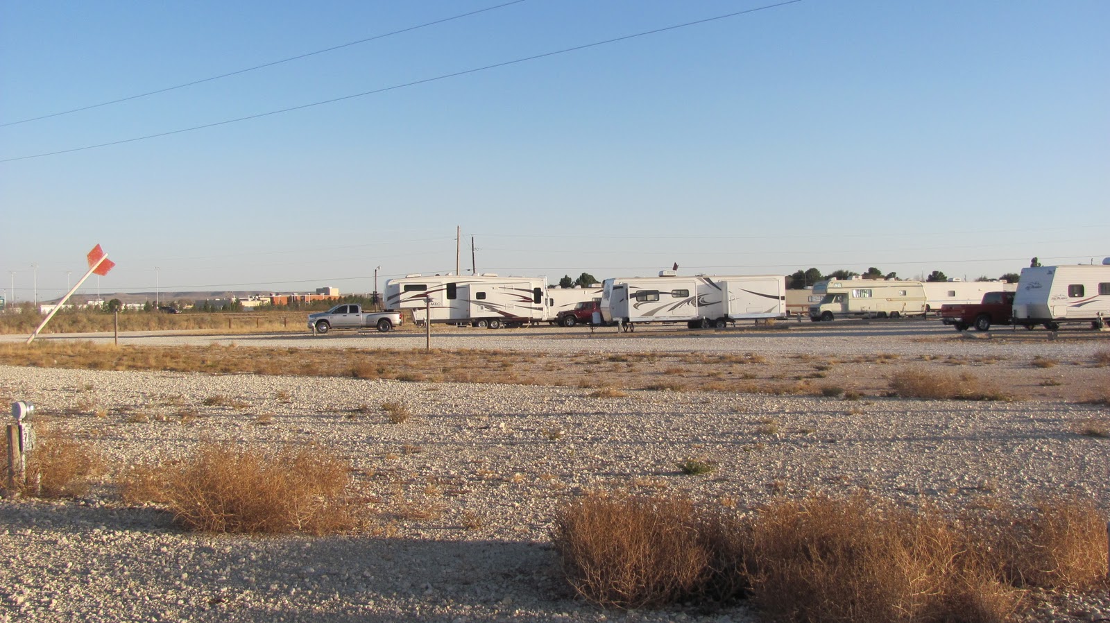 America by RV Travel Day to Fort Stockton, TX Comanche Land RV Park
