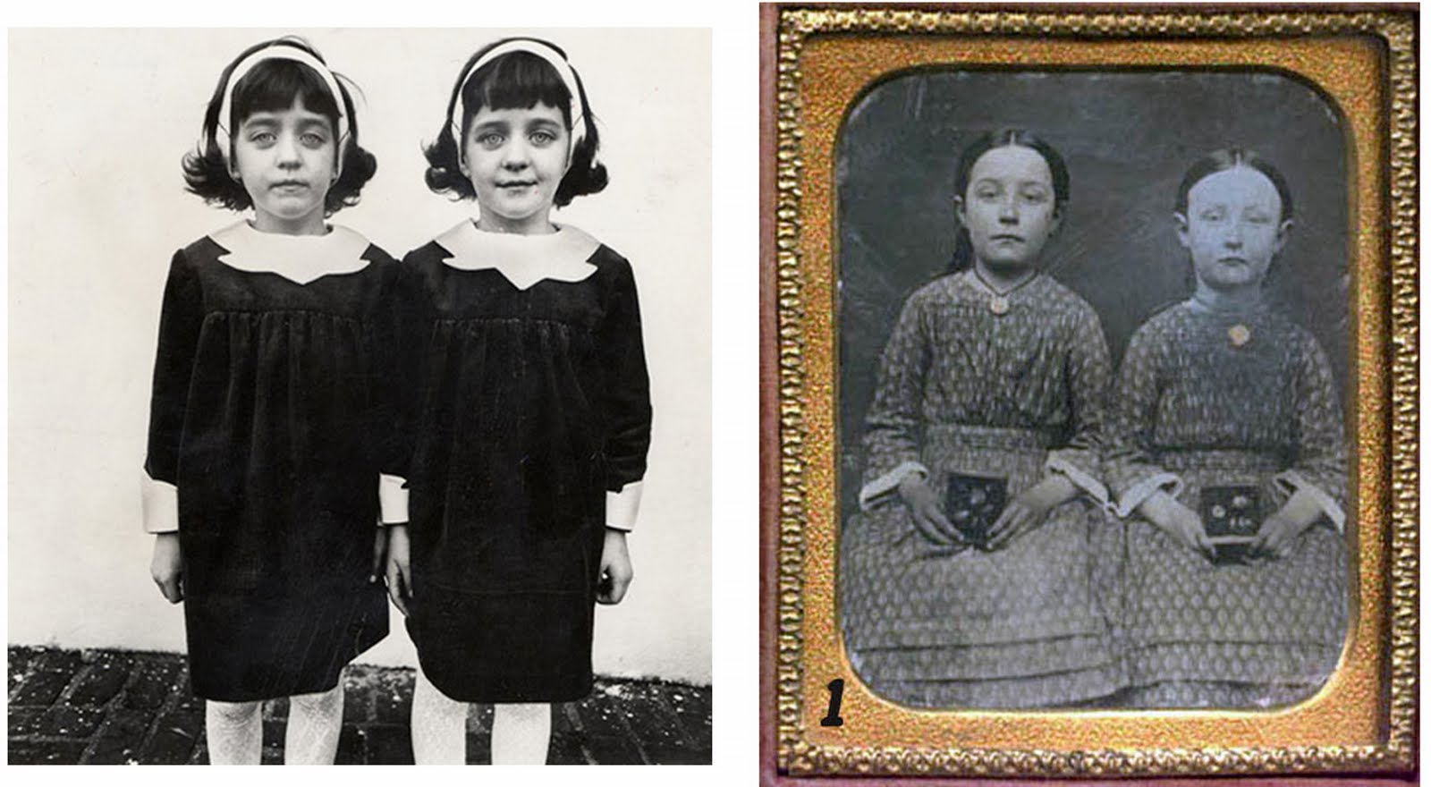 Видеть покойных сестер. «Identical Twins, Roselle, New Jersey, 1967» Дианы Арбус. Сестры Поллок реинкарнация.