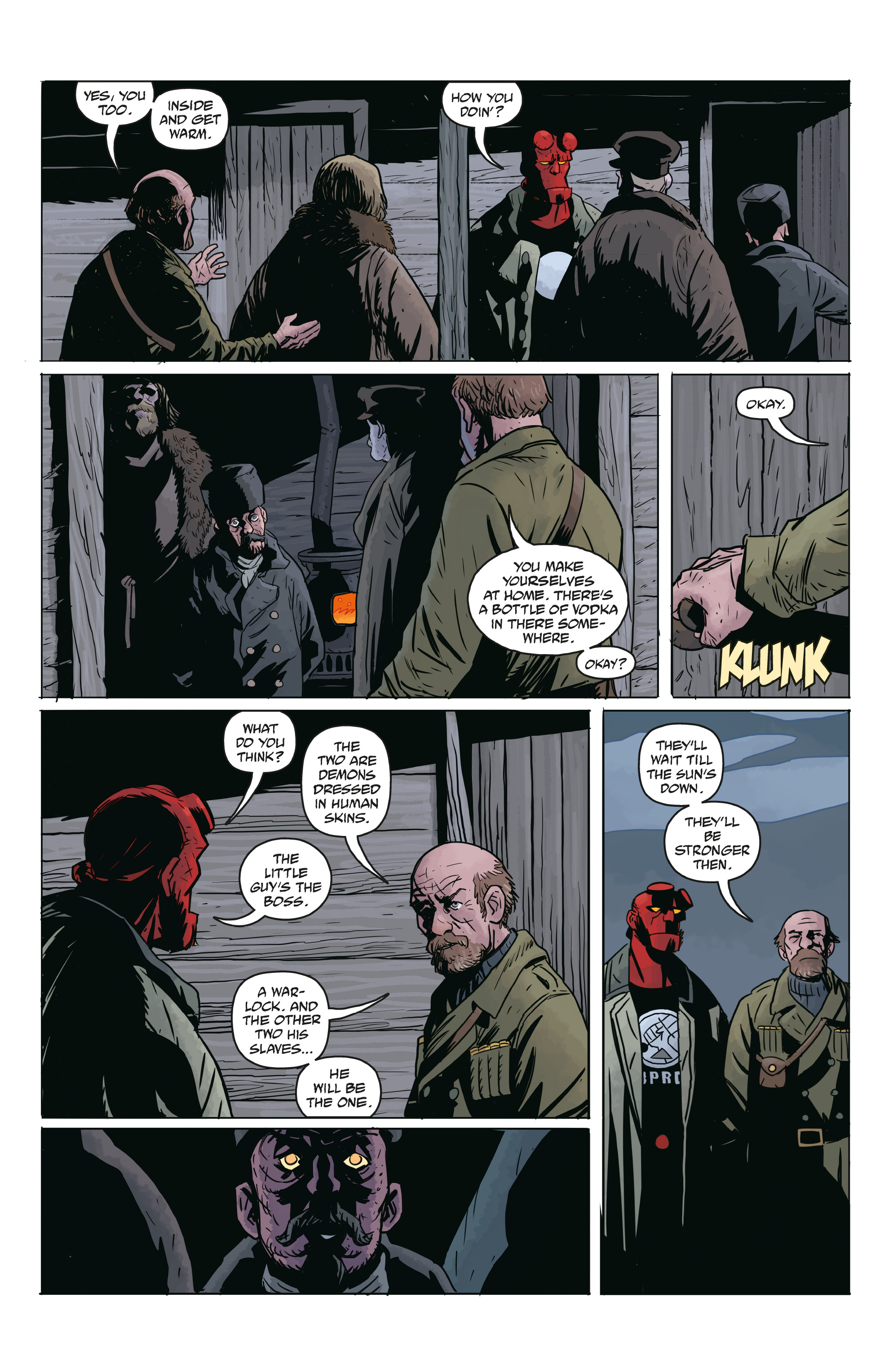 Read online Hellboy and the B.P.R.D.: Long Night at Goloski Station comic -  Issue # Full - 9