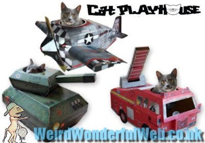 IMAGE: Cat Playhouse cardboard designs