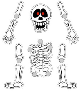 Learning English in Our Wonderful World: Halloween skeleton