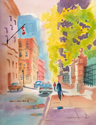 watercolor hazell ron journey copying masters watercolour morning