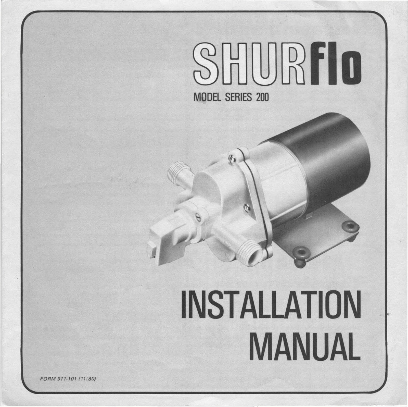 1983 Fleetwood Pace Arrow Owners Manuals: Shurflo model ... 1990 fleetwood motorhome electrical diagram 