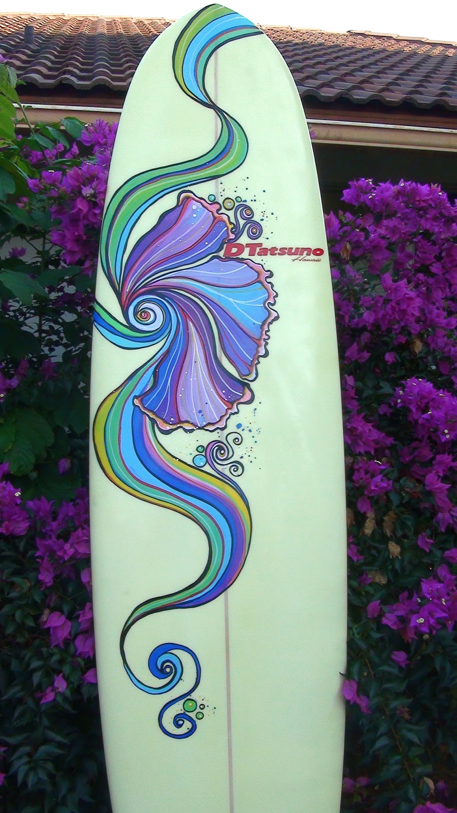 RIKKA FEMME × COLLEEN WILCOX SURFBOARD