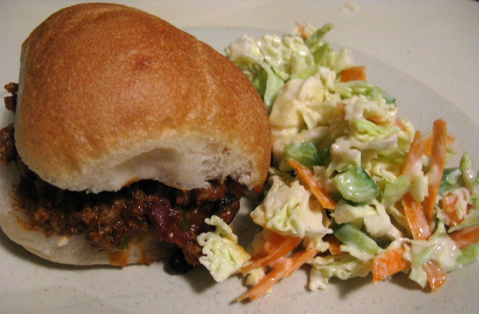 Sangamon Cooks Sloppy Joes and Coleslaw