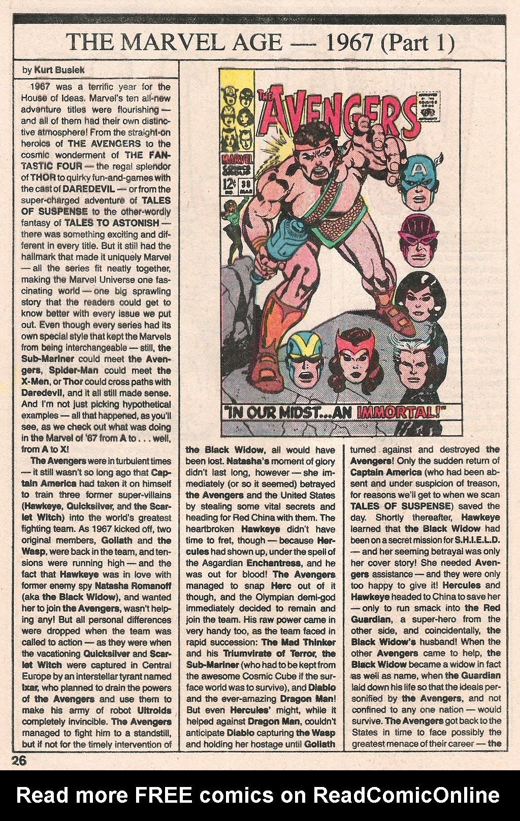 Read online Marvel Age comic -  Issue #26 - 27