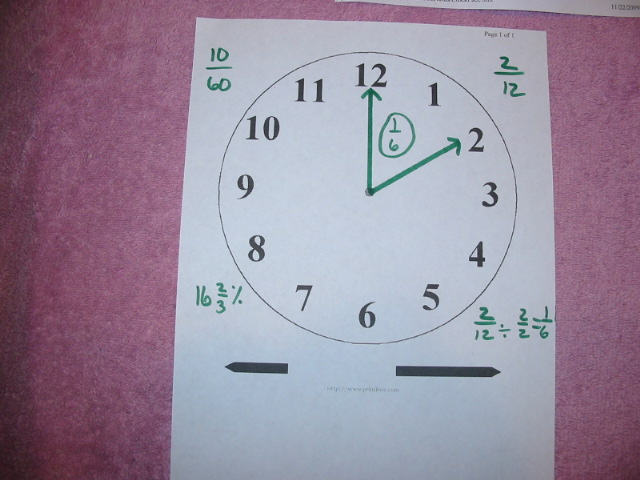 Not So Far-Out Math: Fractions on a Clock Face.