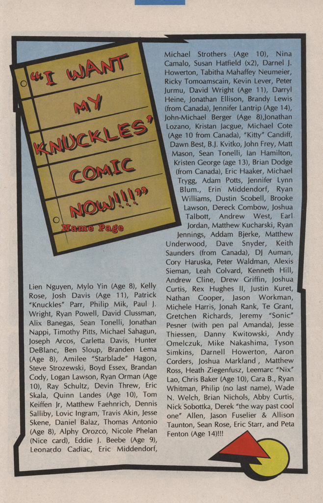 Read online Knuckles the Echidna comic -  Issue #3 - 21