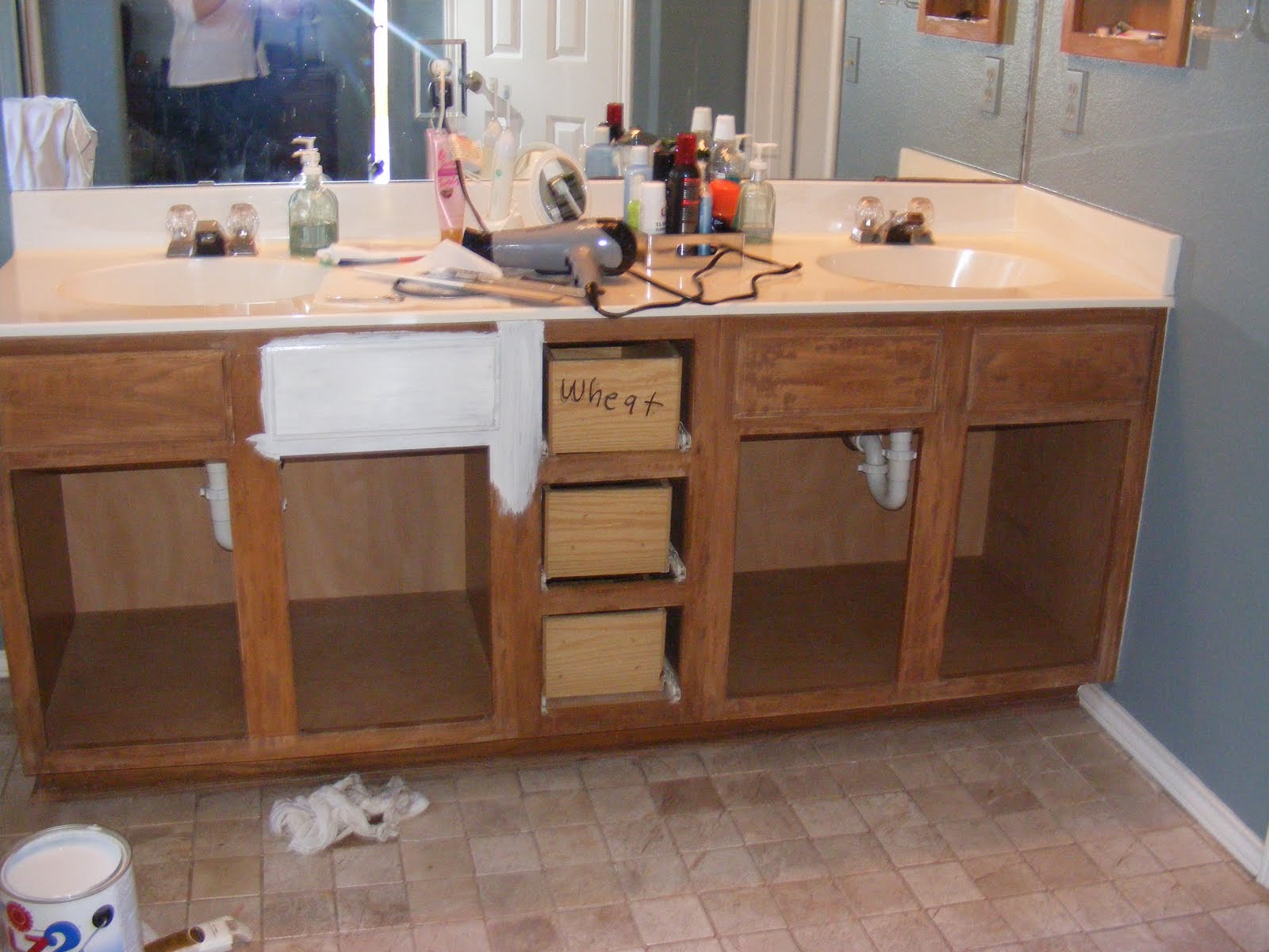 Red's Rave How To Strip And Paint Your Bathroom Vanity