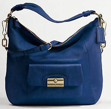 coach kristin leather hobo