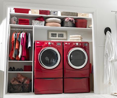 Interiors World: Colorful Laundry Room Interior Design Inspirations