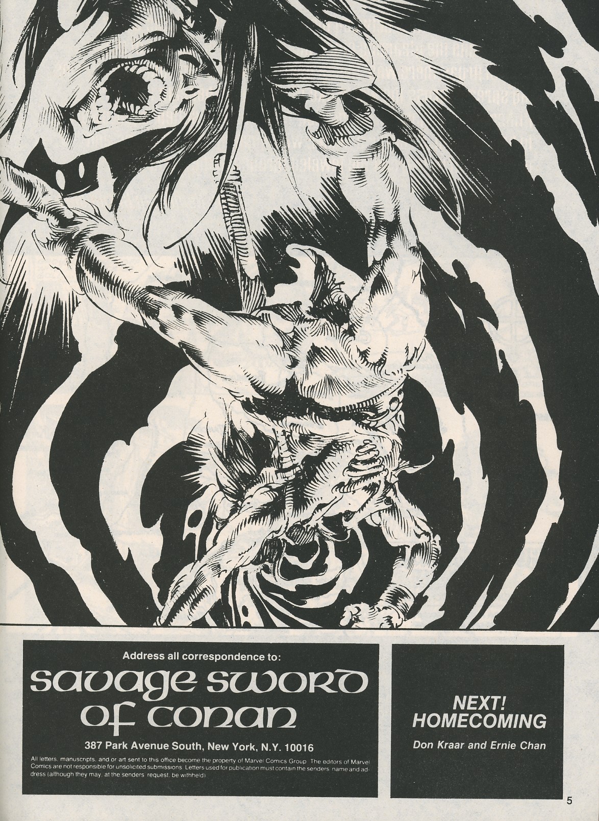 Read online The Savage Sword Of Conan comic -  Issue #118 - 5