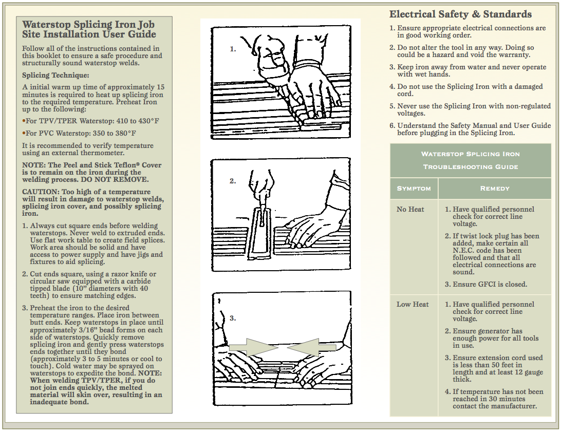 Waterstop King Waterstop Welding