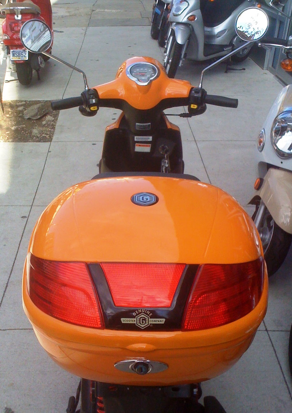 Philadelphia Used Scooters 2008 Buddy 50 Tangerine Creampuff!