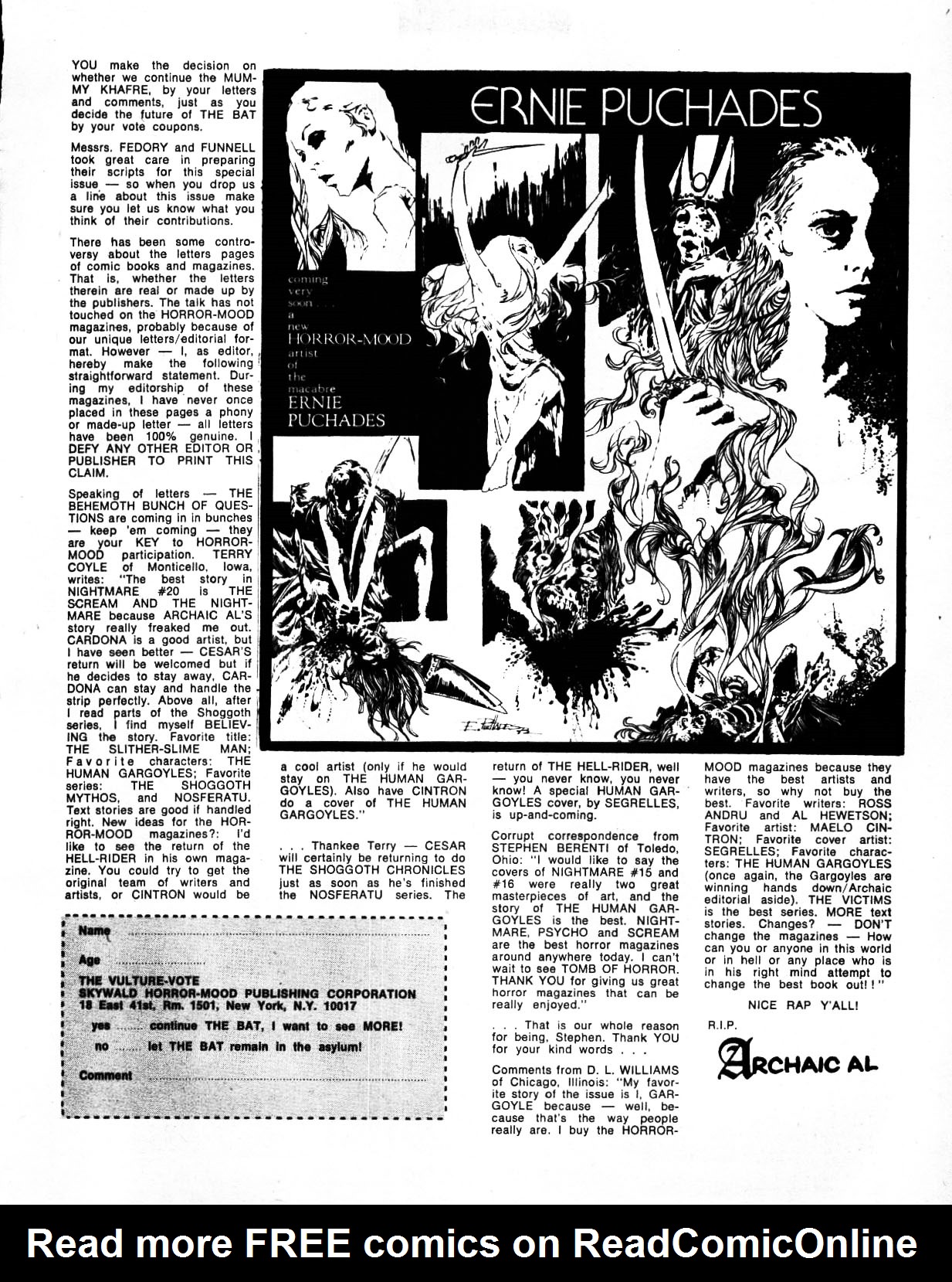 Read online Nightmare (1970) comic -  Issue #22 - 17