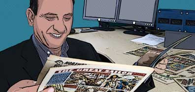 Armando Iannucci (The Thick of It) narrates the Comics Britannia series