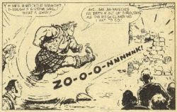 Hot Shot Hamish's first appearance, in the 25th August 1973 issue of Scorcher