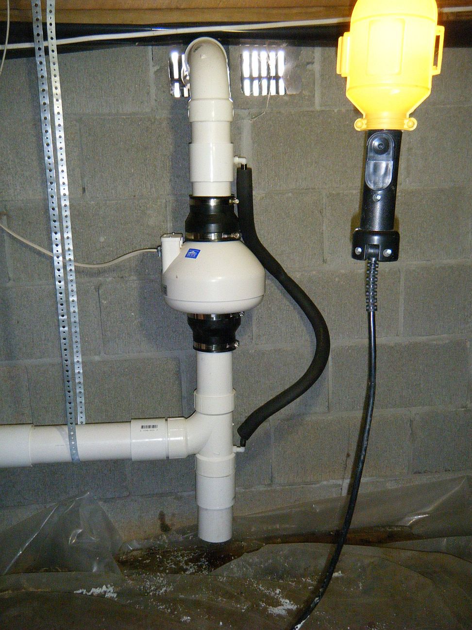 Radon Blog Draining Excess Water