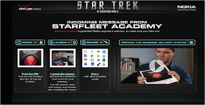 Join Starfleet Star Trek augmented reality
